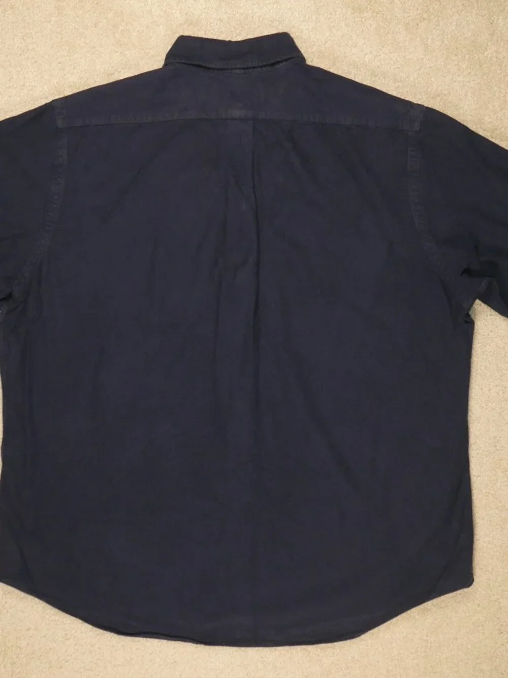 Polo Ralph Lauren Men's XL Navy Blue Performance flannel shirt